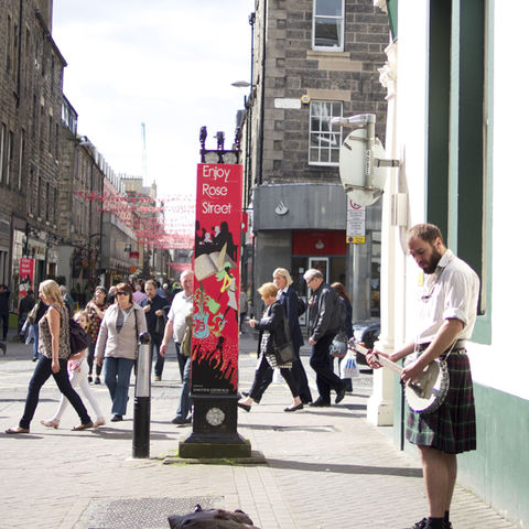 Street View: Rose Street, Edinburgh