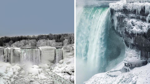 Niagara Falls Freezes &amp; It's Giving Us Major GOT Feels!