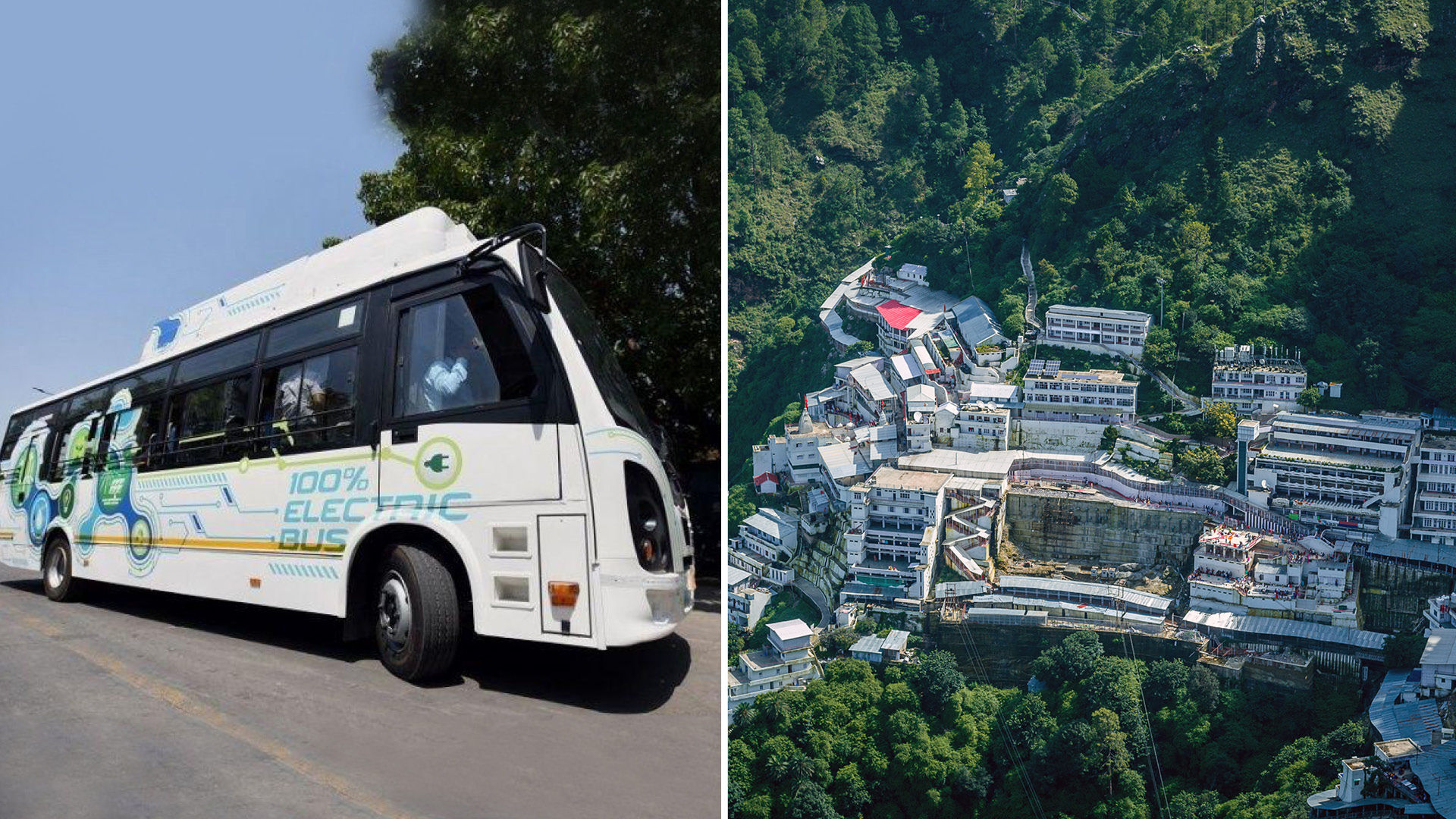 A Greener Ride To Vaishno DeviJ&K Government Introduces Electric Buse
