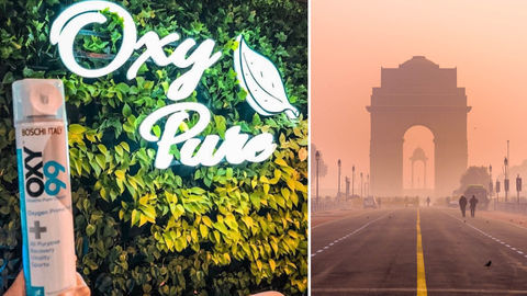 As Delhi Chokes In Pollution, The City's First Oxygen Bar Reinstills Hope
