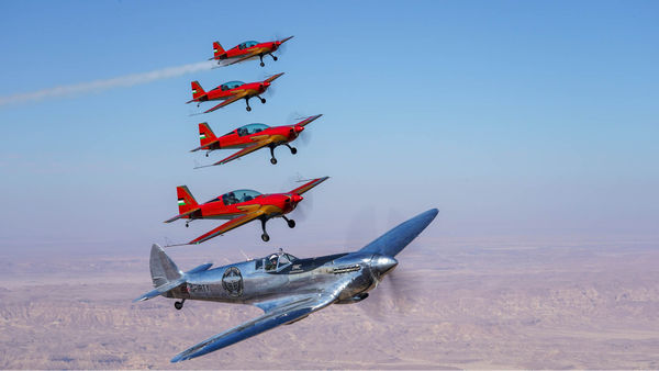 The World War II Silver Spitfire Wraps Up Its Latest Leg From Bahrain To Greece