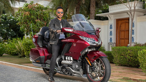India's Top Motorsports Star Gaurav Gill Takes The Honda Gold Wing For A Ride