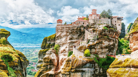 You Can Now Explore The Famous Clifftop Monastery Of Meteora, Greece