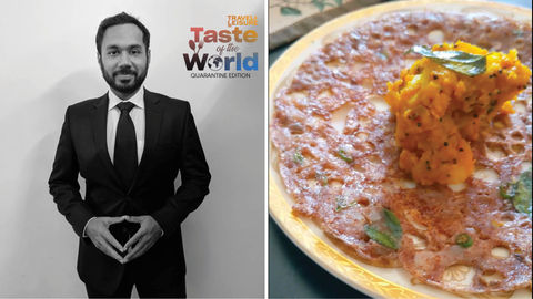 #TNLTasteOfTheWorld With Chef Saransh Goila: Ragi Dosa With Potatoes – A Classic Indian Breakfast Recipe