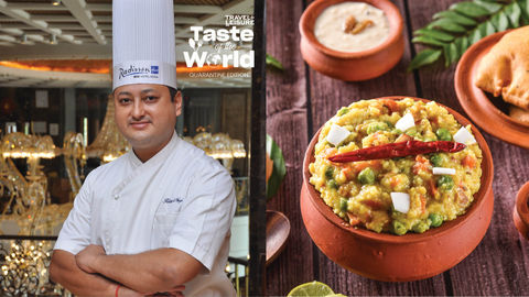 #TnlTasteOfTheWorld With Chef Ritesh Negi – An Ancient Indian Soya Bean & Green Peas Porridge Recipe