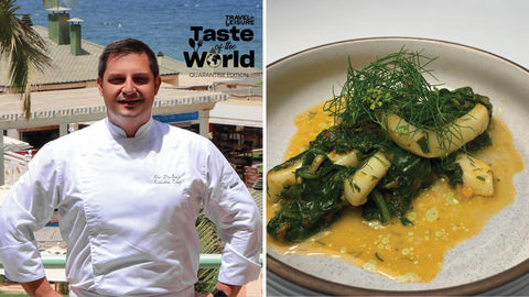 #TNLTasteOfTheWorld With Chef Ilias Doulamis: Learn How To Make Greek Soupies Me Spanaki