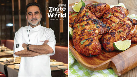 #TnlTasteOfTheWorld With Chef Vineet Bhatia: Pan-Grilled Spiced Chicken/Potatoes