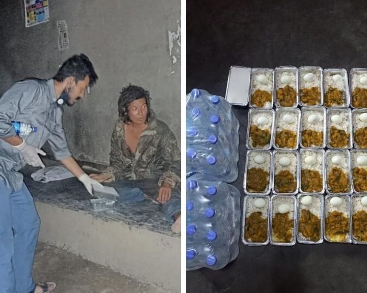 Cyclists Feeding Homeless Manipur