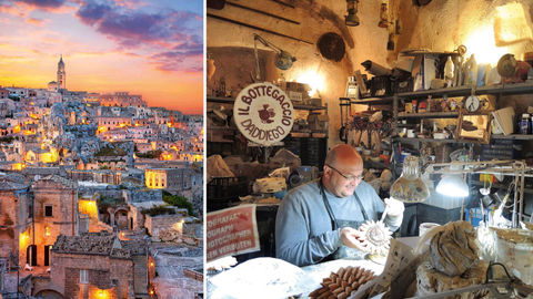 What Once Used To Be Old Cave Dwellings In Matera, Italy, Are Now Dine-ins Serving Exotic Meals
