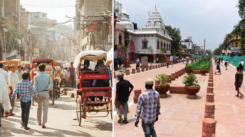 Before And After Photos Of Chandni Chowk Have Gone Viral! Here's Why