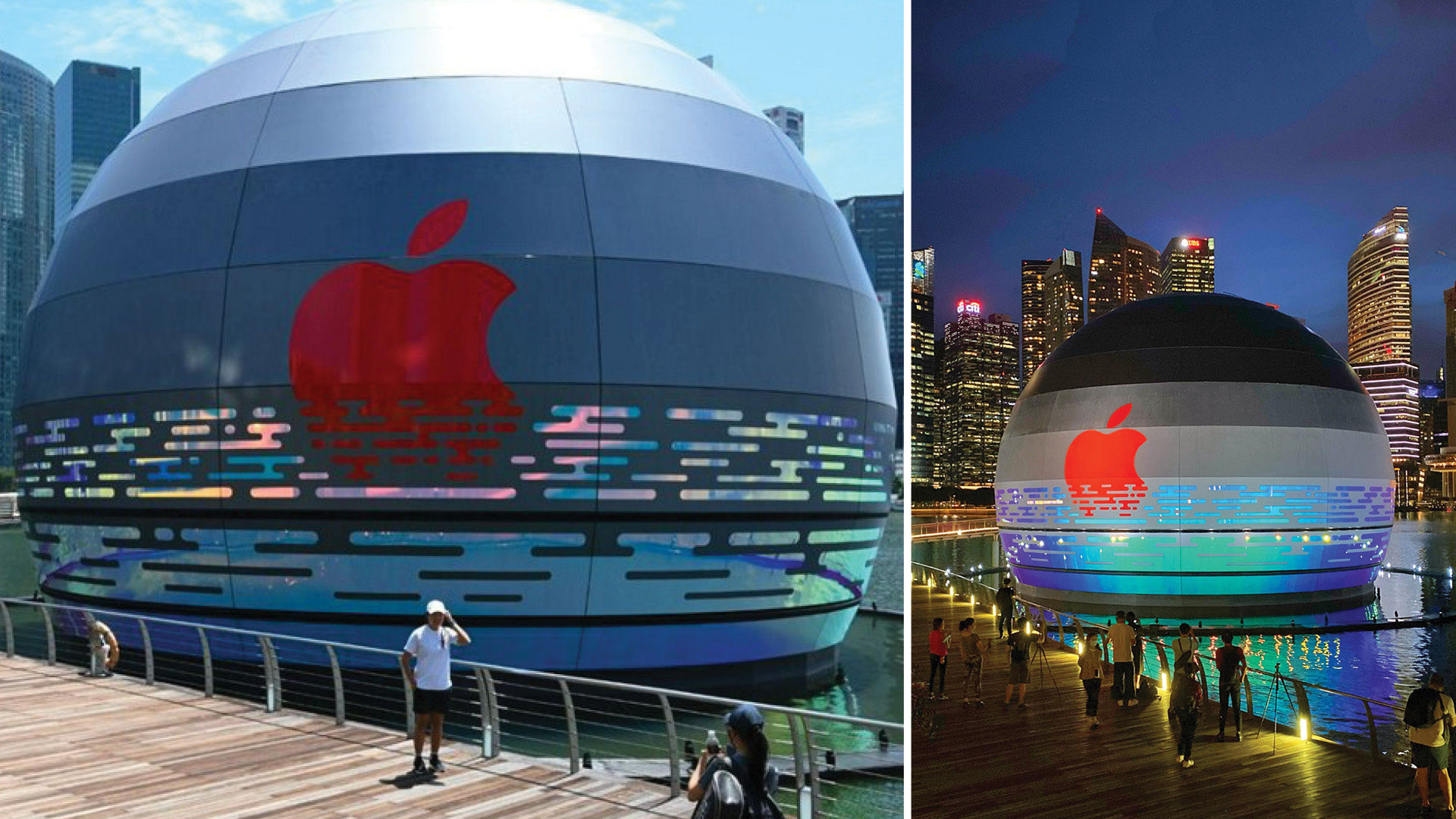 Apple's Floating Eye-catching Store In Singapore