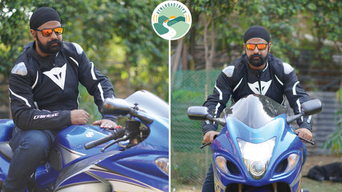 Meet Jasminder Singh -- The First Person To Take A Hayabusa Across The Entire Leh-Ladakh Circuit