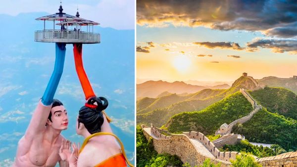 You Won’t Be Able To Guess Why The Flying Kiss Ride In China Is Breaking The Internet!