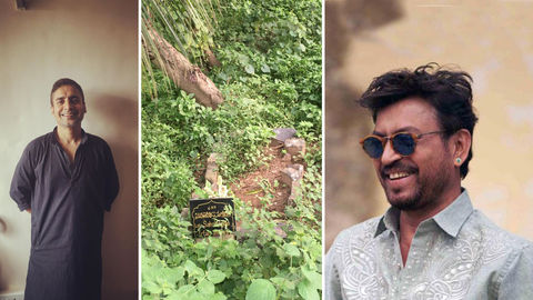 Chandan Roy Sanyal Shares Pictures Of Late Actor Irrfan Khan's Grave That Shows How Plants Are Beautifully Keeping Him Company