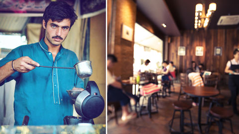 Blue-Eyed Viral Chaiwala ‘Arshad Khan’ From Pakistan Has Opened His Own Cafe!