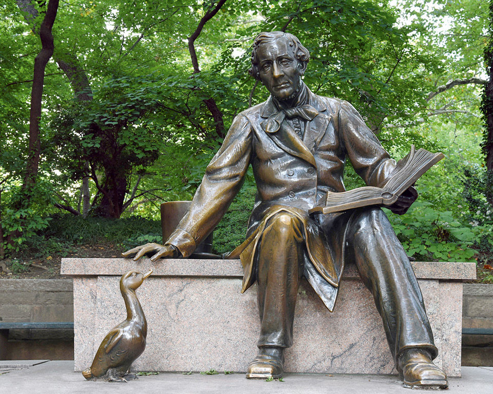 The Hans Christian Andersen Statue, Central Park, NYC