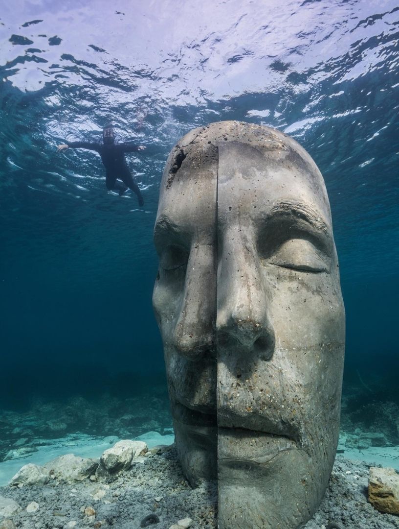 Underwater museum in Cannes