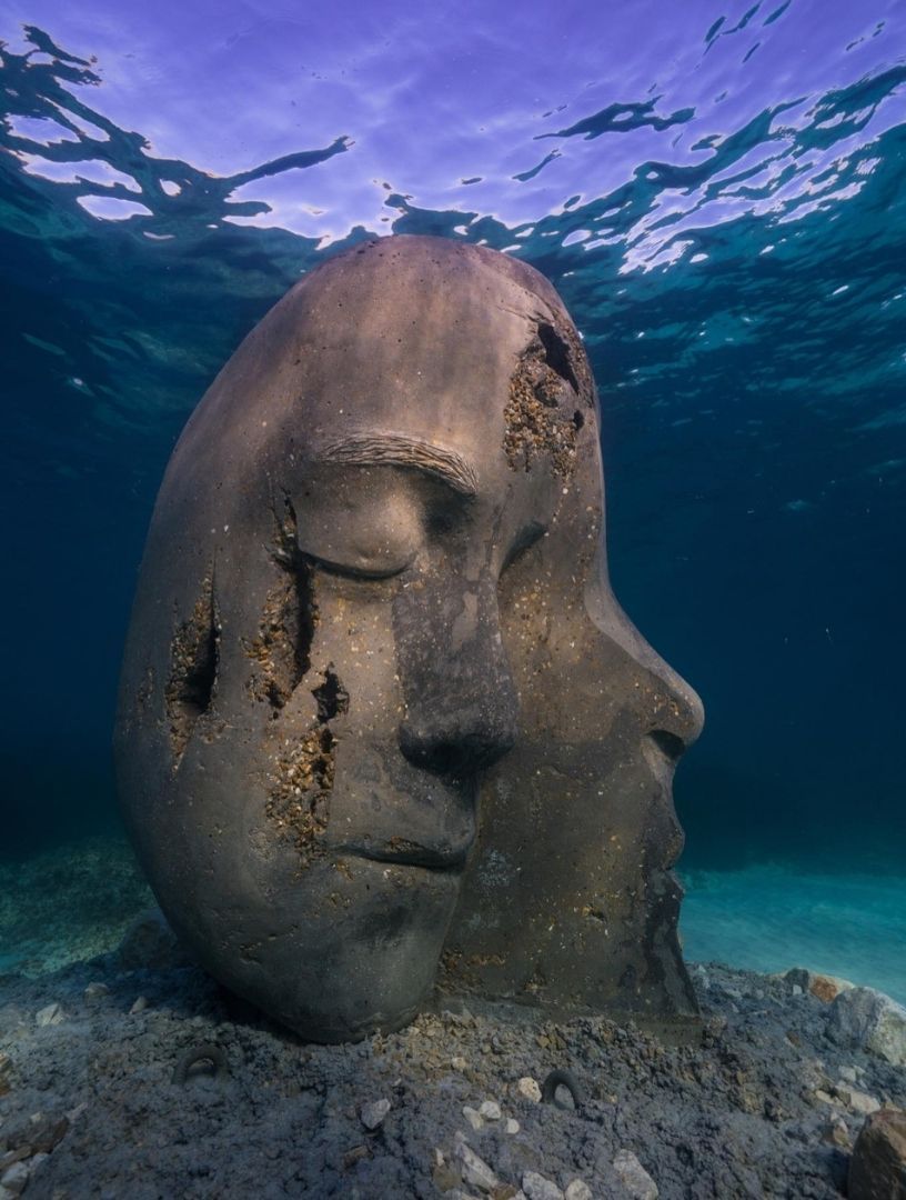 Underwater museum in Cannes