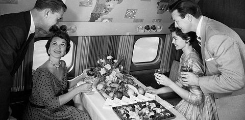 What Airplane Food Looked Like Through The Decades