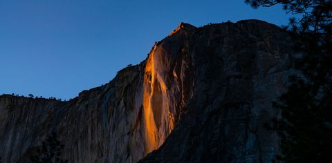 See The Stunning Photos Of This Year's 'Firefall' At Yosemite National Park