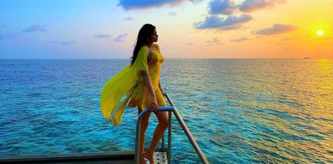 Exclusive: Spotted! Janhvi Kapoor At The Westin Maldives