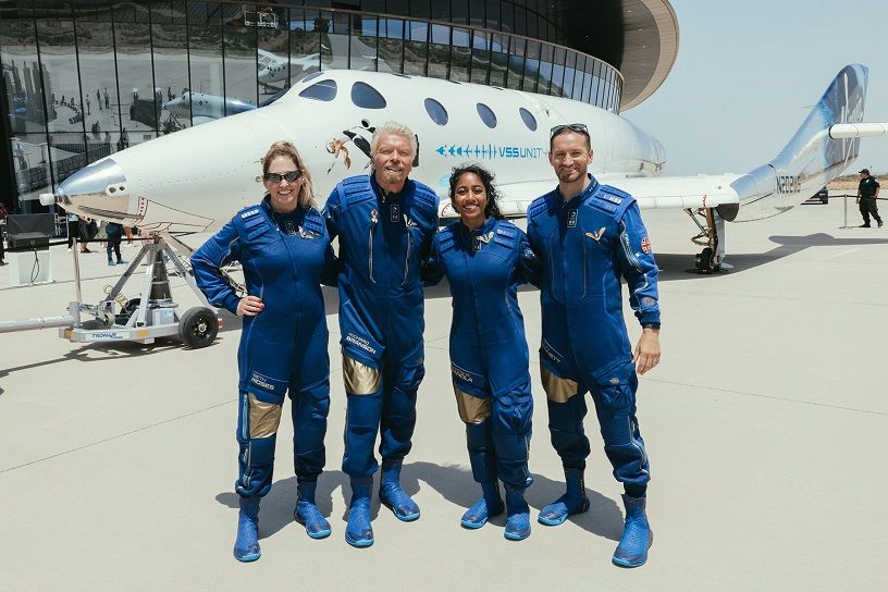 Virgin Galactic team
