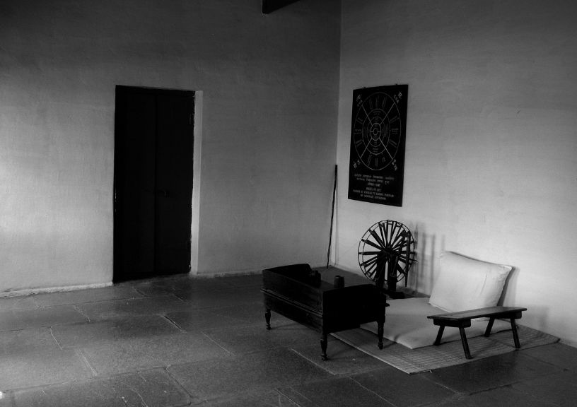 Gandhi's visiting room