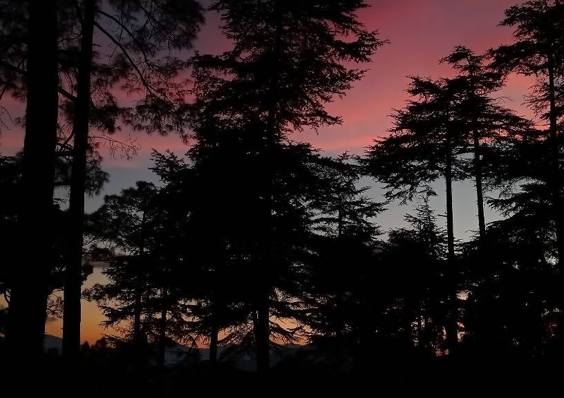 sunset from Simtola