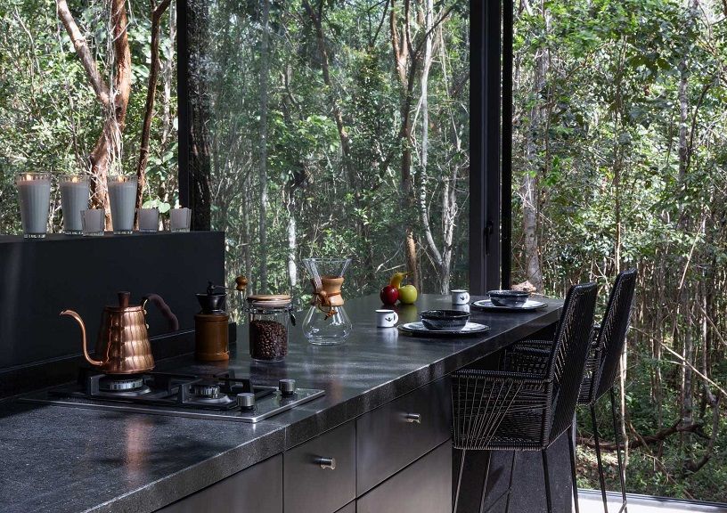 glass cabin