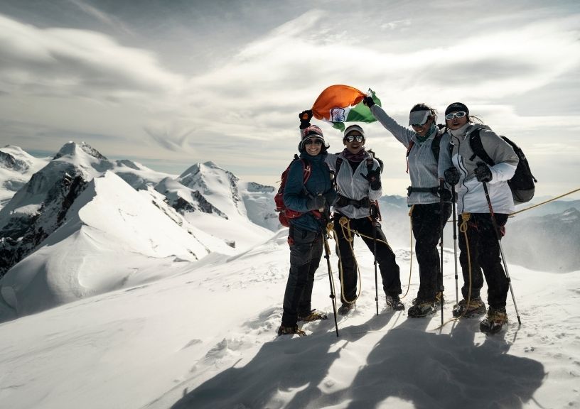 On top of Breithorn