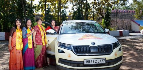 These Women Drove Two SUVs Throughout India On A Spiritual Sojourn - All Wearing Saris!