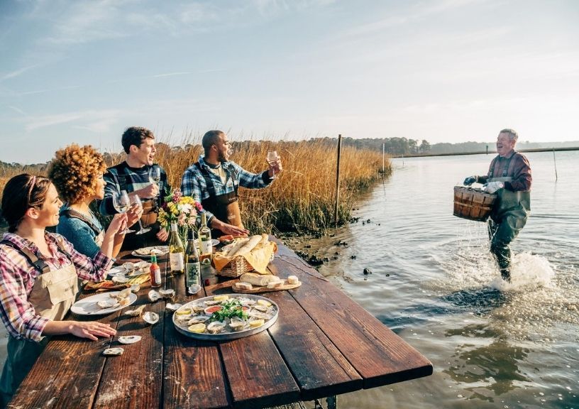 Pleasure House Oysters Chef Table Tours