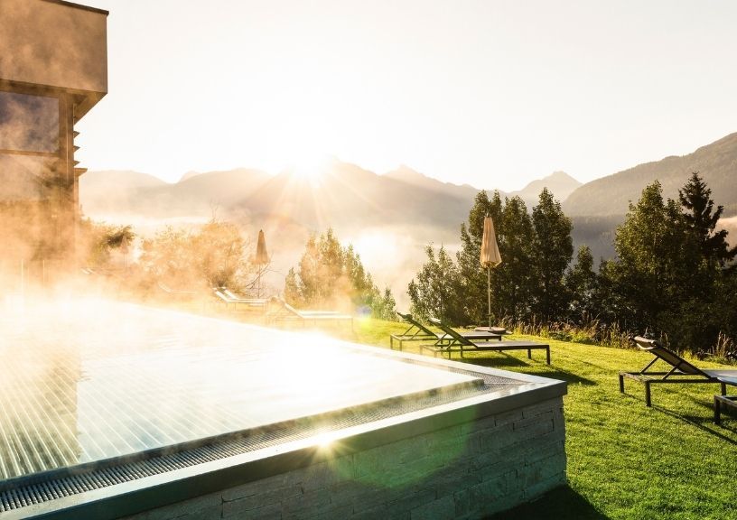 Outdoor Spa at Kulm Hotel
