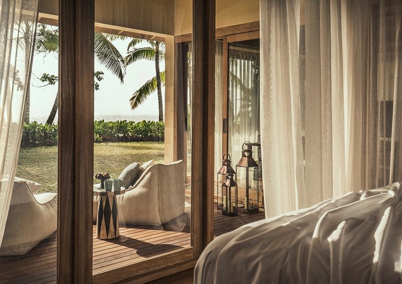 Hotel on Seychelles Island
