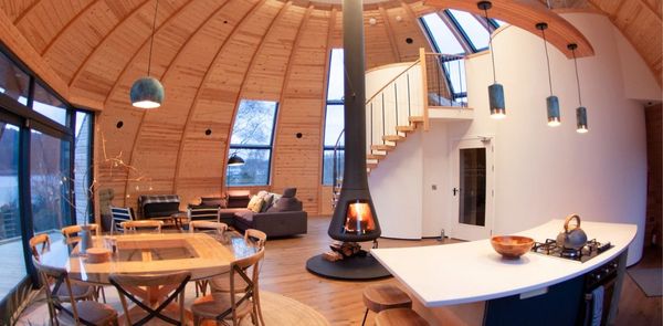This Glamping Hotel In The Scottish Countryside Has Gorgeous Wooden Domes And Log-Burning Hot Tubs