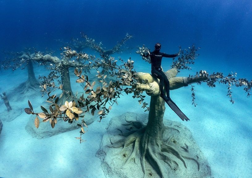 There's an Underwater Museum in the Middle of the Mediterranean