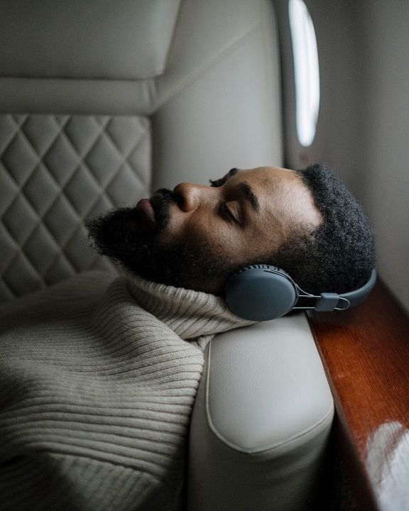 Sleep on plane