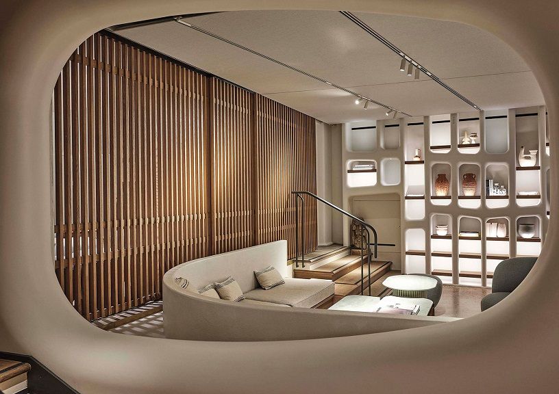 Interior design of La Belle Plage