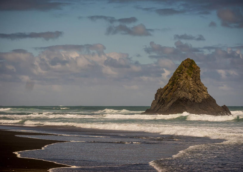 Beach In New Zealand