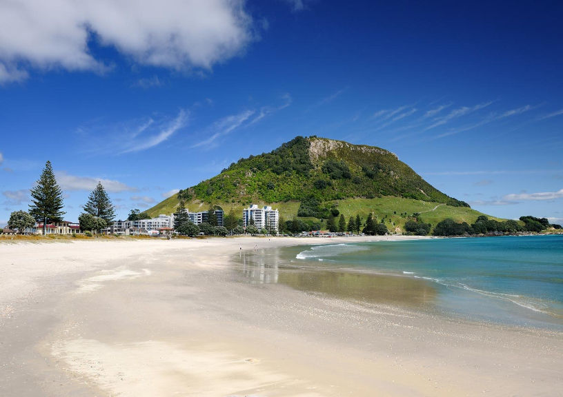 Beach In New Zealand