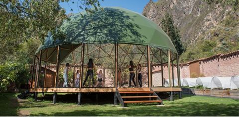 This Hotel's New, Open-Air Dome In The Middle Of Peru's Sacred Valley Has Stunning 360-Degree Views