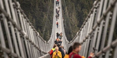 The World's Longest Pedestrian Suspension Bridge Just Opened — And It Spans More Than 2,000 Feet