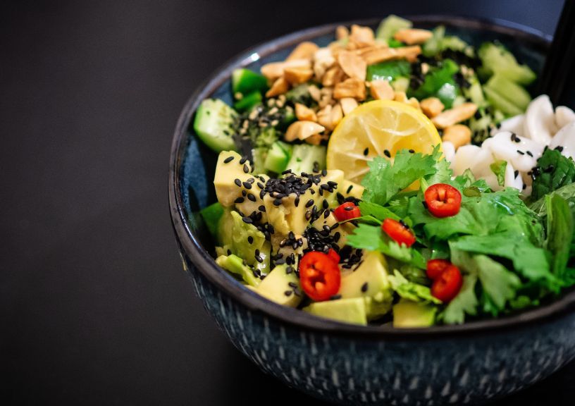 sustainable living: eat plant based food
