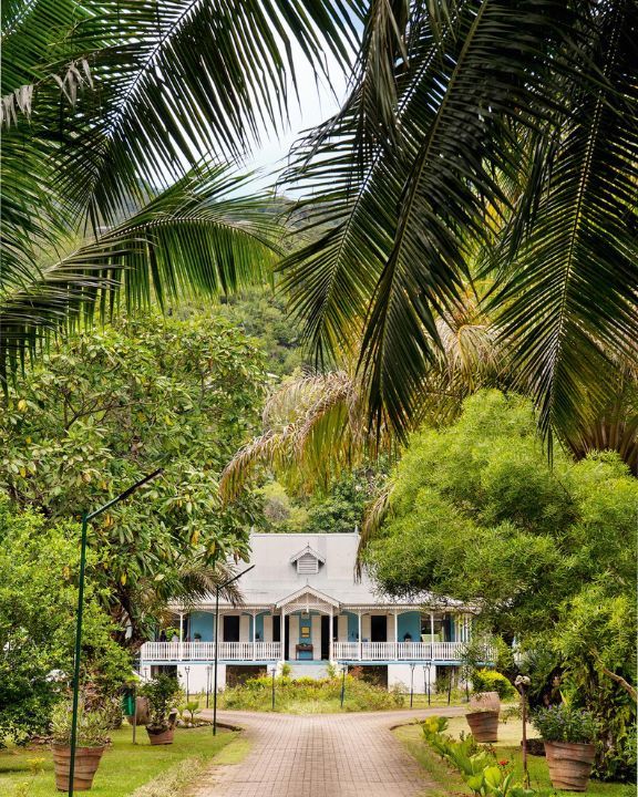 Creole-style plantation house at The Seychelles
