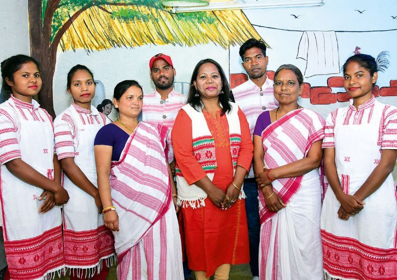 the team at Ajam Emba restaurant.