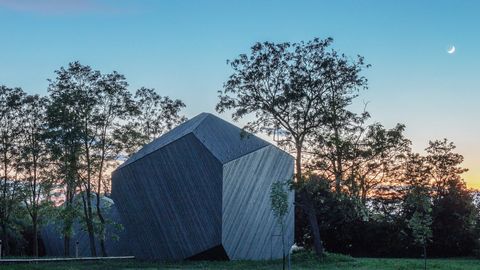 This New Glamping Resort Outside Budapest Has 6 'Rock Cabins' — See The Photos