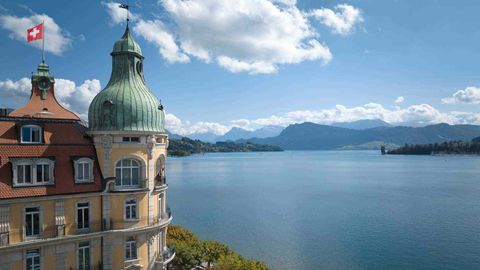 Mandarin Oriental Just Opened A Lakefront Palace Hotel In Switzerland — And We Got A First Look Inside