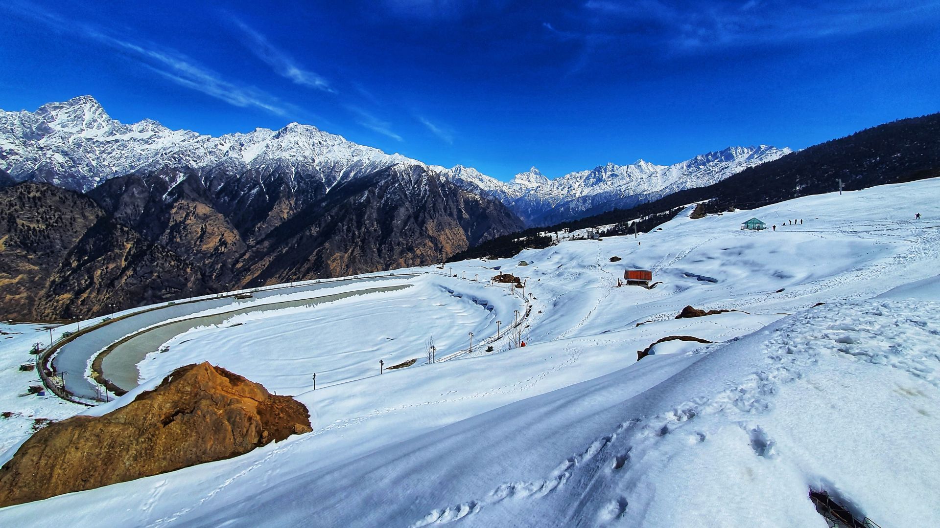 snowfall in India