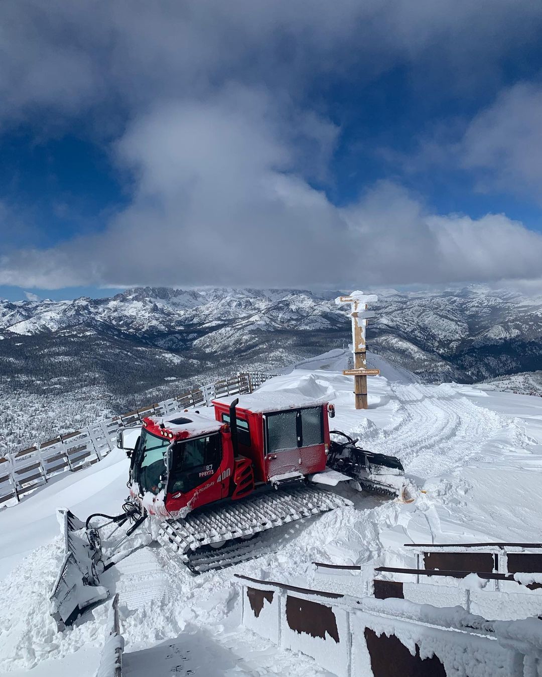 California ski mountain