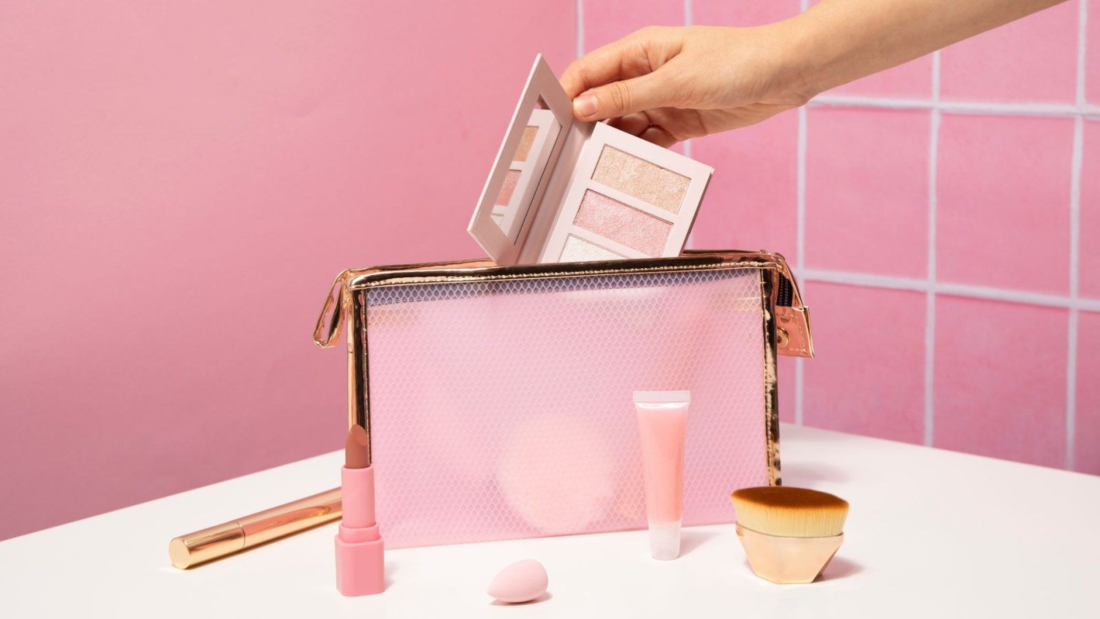 Silver Cosmetic Travel Case main image 0
